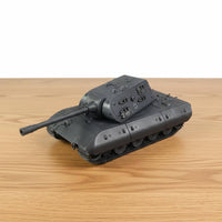 Vehicle Tank Model Rotating Turret German Heavy Tank Model   Collectible for Desk
