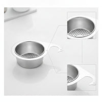 Perforated Swan Sink Strainer Basket Space-Saving Swan Drain Basket Compact Hanging Sink Colander Long-Lasting