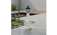 Solar Angel Statue Waterproof Yard Decor Warm Glow Yard Ornament for Patio