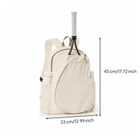 Water-Resistant Tennis Racket Backpack Lightweight Pickleball Backpack for Gym