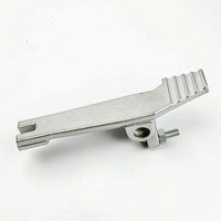 Replacement Foot Pedal Plate Metal Lever Plate with Bolt Hydraulic Control Pedal Lever Non-Slip for Maintenance Technicians