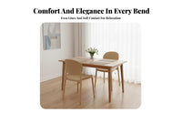 Ergonomic Design Stackable Shell Chair Curved Backrest Minimalist Side Chair Easy to Clean Household Furniture Lightweight for Homeowners, Event Planners, Dining Room, Kitchen, Home Office, Bedroom