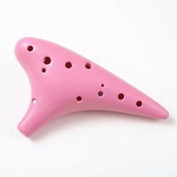 12 Hole Ocarina for Beginners, Alto C Resin Material Instrument with Carry Bag, Music Learning and Practice for Children Adults
