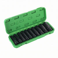 10 Pieces Wrench Socket Kit High-Carbon Steel Hex Socket Wrench Set Molded Slots