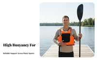 Kayaking Flotation Aid Multiple Pockets Kayaking Flotation Vest Lightweight Flotation Vest Ease of Movement Portable