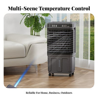 Industrial Air Chiller Multiple Speeds Mobile Water-Based Chiller Fan Quiet Water Cooling Fan for Warehouse, Restaurant, Supermarket