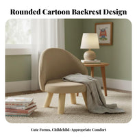 Rounded Corners Cartoon creature Chair Sturdy Construction children's Furniture Stable and Safe Toddler Stool Strong Load-Bearing for Toddlers, Preschoolers, Parents, Living Room, Entryway, Bedroom, Playroom