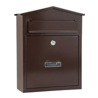 Surface-Mounted Mailbox Metal Lockable Mail Box