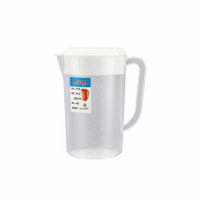 Food Grade Large Capacity Water Jug with Lid Easy Pour Spout Plastic Pitcher with Lid Wide Mouth for Cafe Owners, Kitchen, Home, Restaurants