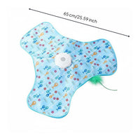 360° Irregular Movement Automatic Hide and Seek Cat Toy Auto Sleep Function Interactive Hide and Seek Toy 3 Speed Modes Automatic Cat Teaser USB Rechargeable for Indoor Cats, Kittens