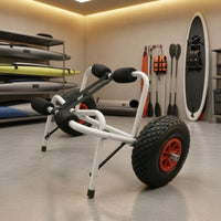Aluminum Kayak Trailer Frame Portable Foldable Kayak Trailer Heavy-Duty Canoe Cart