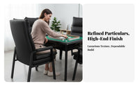 clean contemporary Design Armless Upholstered Chair spine Support Indoor Furniture Padded Seat adaptable for Game Players, Office Managers, Interior Decorators, Living Room, Bedroom, Waiting Area, Restaurant