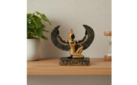 Ancient Egyptian Goddess Isis Figurine Collectible Ancient Deity Sculpture Gift Idea Nile Valley Figurine for Entryway
