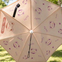 Hands-Free Fishing Umbrella Hat for Sun and Rain Protection, Foldable Head-Mounted Design