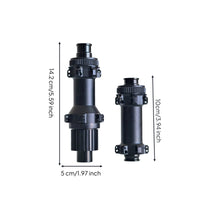 Hub Assembly with Thru Axle Disc Brake Hub Assembly Rust Resistant Cycle Hubs for Gravel Bike