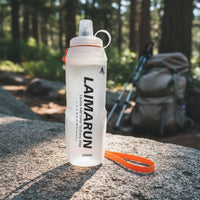 TPU Soft Container Clear Cap Collapsible Water Bottle Foldable Water Bottle Compact Hydration Gear Lightweight