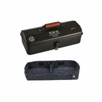 Multi-Functional Metal tool storage container Sturdy Portable Tool Box long-lasting exteriordoor Gear protected for DIY hobbyists, Homeowners, Camping, Fishing, highway journeys, exteriordoor meals