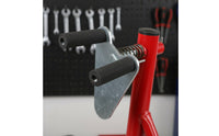 Motorcycle Repair Stand Adjustable Width Motorcycle Wheel Lift Stand Stable Support for Mechanics, DIY Enthusiasts, Circuit Practice, Winter Storage