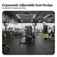 Commercial Chest Press Machine Smooth Pulley System Strength Training Machine with Weight Stack Multifunctional Weight Stack Chest Press for Athletes