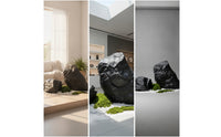 2 Pieces Faux Rock Realistic Artificial Rock Looking Faux Boulder for Visual Merchandisers, Photographers, Stage Design, Photography Studios