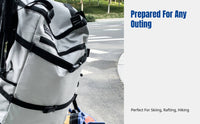 Large Capacity Ski Backpack, Outdoor Waterproof Gear Bag, Double Shoulder, Drifting, Swimming, Hiking, Sports Storage