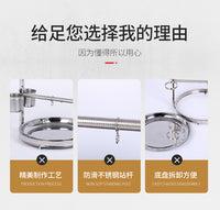 鹦鹉不锈钢圆形底盘站架玄凤小太阳和尚大型观赏架栖息架饲养架