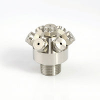 7-Hole Aerosolizing Nozzle Metal Nozzle with Seven Orifices High-Pressure for Dust Suppression
