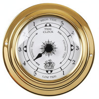 4 Pieces Pressure Gauge Thermometer Hygrometer Clock Set Wall Mount Pressure Gauge Thermometer Hygrometer Clock Oceanic Climate