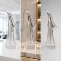 Acrylic Foot Display Transparent Foot Display Model Clear for Boutiques, Retailers, Boutique Presentations, Retail Counters, Product Photography