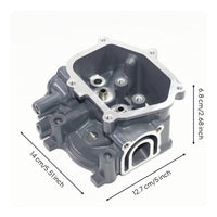Machined Outboard Cylinder Head High-Quality Engine Cylinder Head Sturdy Hardware Long-Lasting for Marine Technicians, Boat Owners