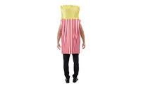 French Fries Single Size Costume-Size Fries Costume Loose Fit for Adults