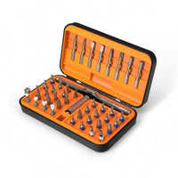 Ratcheting Screwdriver Set with Ratchet Handle Interchangeable Screwdriver Set with Storage Case Compact Tool Detachable for Homeowners, Hobbyists, Workshop