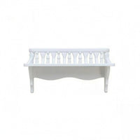 Balustrade Railing Dollhouse Balcony Shelf Turned Spindles 1:12 Scale Shelf Curved Brackets
