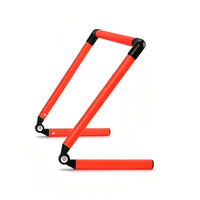 Foldable Agility Hurdles Easy Setup Soccer Training Hurdle Bright Color Athletic Gear for Kids