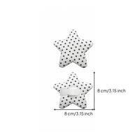 Star Headphone Attachment Playful Headphone Attachment with Polka Dots Accessory Soft Padded for Streamers, Gaming Setup