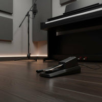 Polarity Switch Sustain Pedal Non-Slip Design Electronic Piano Pedal Classic Design Musical Instrument Accessory for Pianists, Keyboardists, Music Producers, Home Practice, Studio, Stage Performance