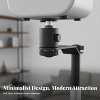 Universal Compatibility Display Device Floor Stand Space-Saving Design Display Device Tray Stand Heavy-Duty Carbon Steel Sturdy Construction for Renters, Bedroom, Small Areas, Living Room