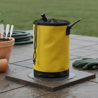 Water Resistant Rope Storage Container Bag Lightweight Drawstring Tool Container Multi-Pocket Design for Arborists, Construction Workers