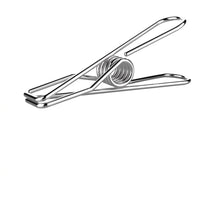 Stainless Steel Windproof Clothes Clips Heavy Duty Laundry for Pants and Socks, Multipurpose Spring Clothespins for Air- 3 Pack