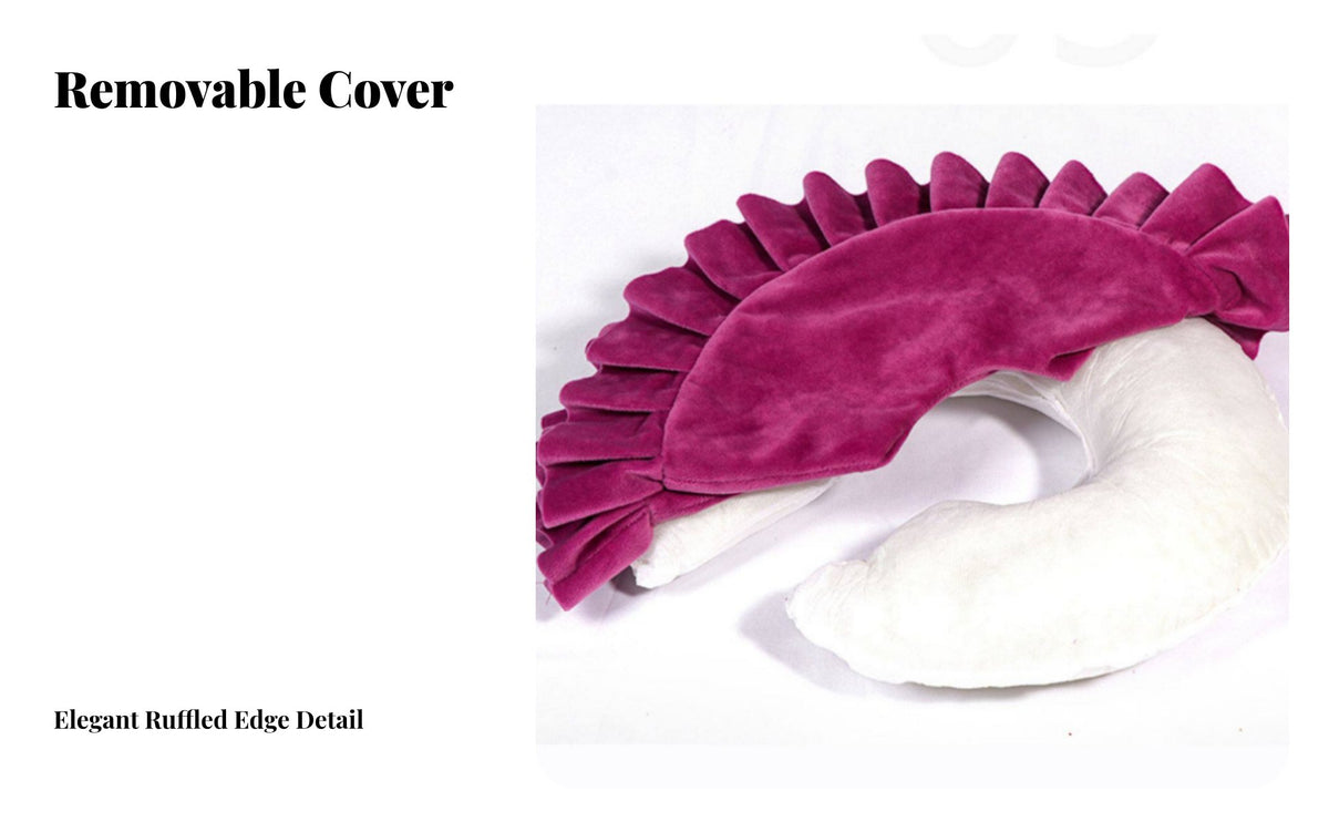 U-Shaped Face Cradle Cushion Soft & Comfortable Beauty Salon Face Pillow Pressure Relief Massage Table Prone Pillow for Estheticians, Students, Travel