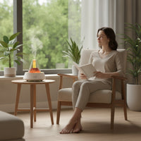 Volcano Humidifier Electric Appliance Romantic for Nightstand