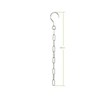 Stainless Steel Hanger Chain Long-Lasting Wardrobe Storage Chain Neat And