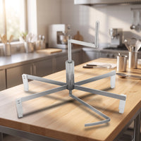 Crepe Forming Tool Heavy-Duty Crepe Spreader Batter Spreader with Crank Arm Rust-Resistant Utensil Easy to Use for Chefs