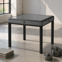 Dining Table Style Mahjong Table Covered Covered Gaming Surface Furniture Square Tabletop for Home