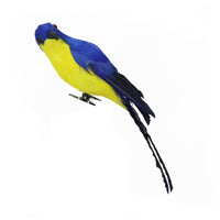 Vivid Colors Simulation Feather Parrot Lifelike Appearance Fake Parrot Decoration Lightweight for Garden, Shop Window, Party