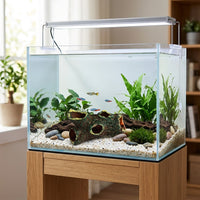 Realistic Driftwood Aquarium Cave Fish Aquarium Decorations, Barrel Shaped Aquarium Decoration, Fish Aquarium Ornaments for Fish and Reptiles