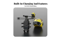 Bike Ph Single Shock Absorbing Motorcycle Ph Single Mount 360° Adjustable Angle for Delivery Drivers, Motorcyclists