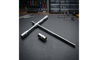 Car Tire Changing Tool Ergonomic Handle Telescopic Lug Wrench Compact Storage