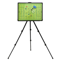 Football Board Telescopic Tripod Football Board Sports Equipment Erasable Adjustable Height for Demonstration