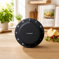 Stainless Steel Cooking Timer Battery Mechanical Dial Timer No Required for Students, Teachers, Cooking, Classroom, Office